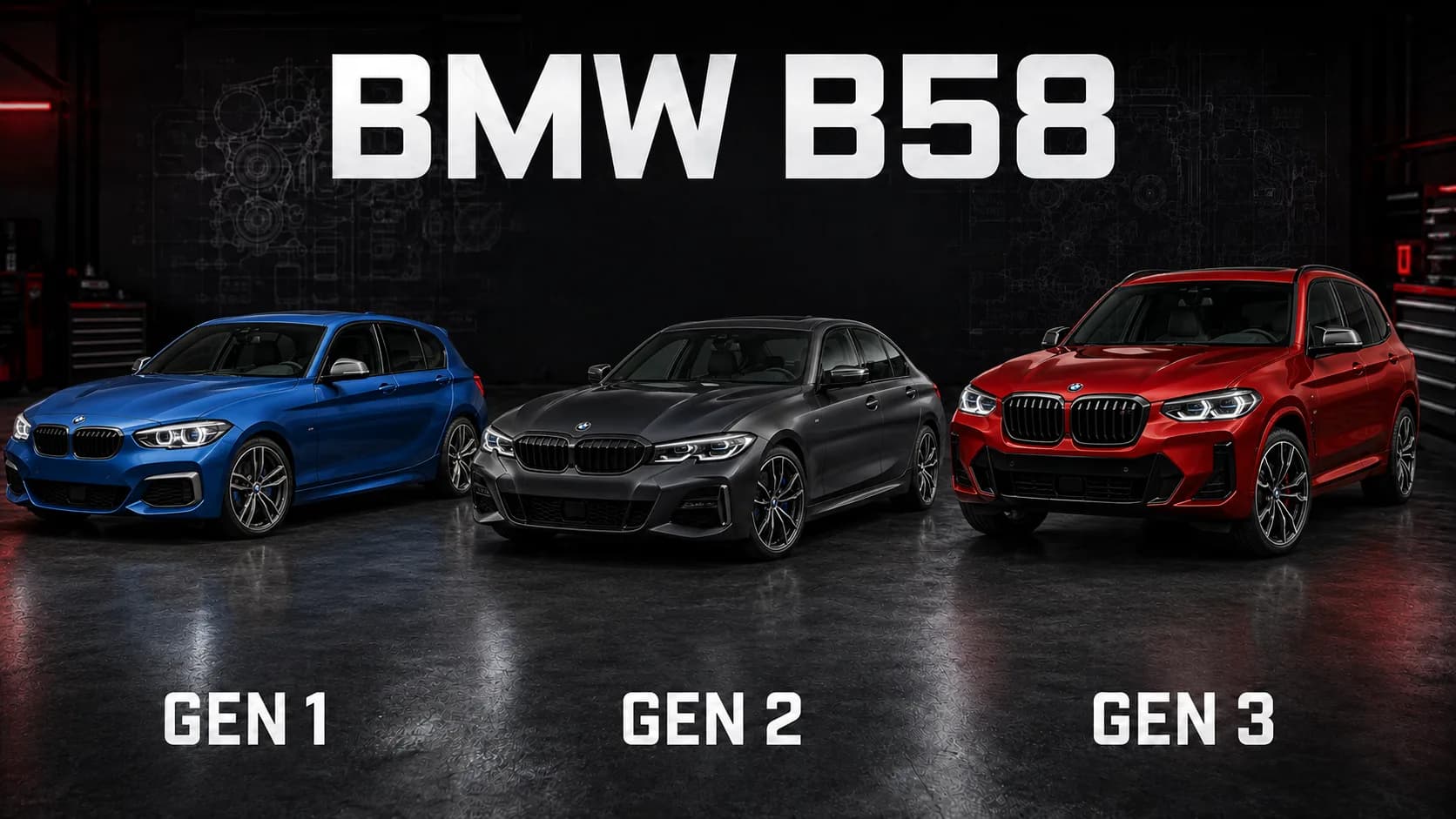 BMW B58 Gen 1, Gen 2 et Gen 3 : quelles différences ?