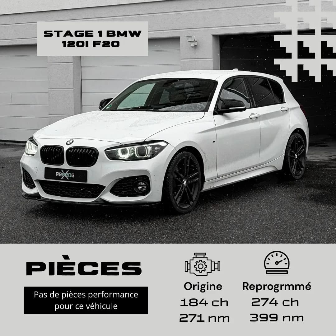 BMW 120i F20 B48B20A - Stage 1