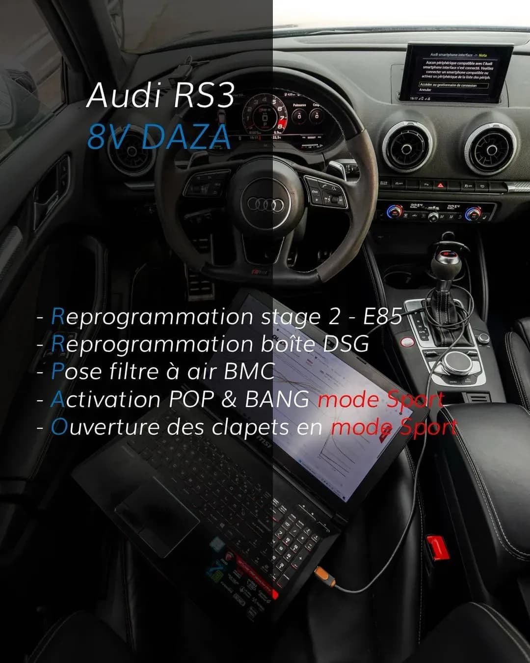 Audi RS3 8V DAZA - E85
