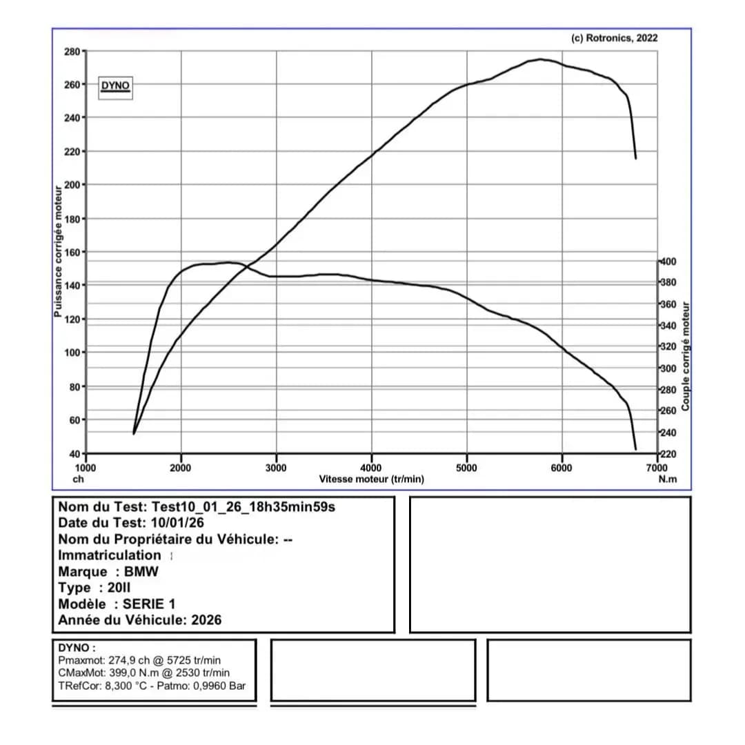 BMW 120i F20 B48B20A - Stage 1